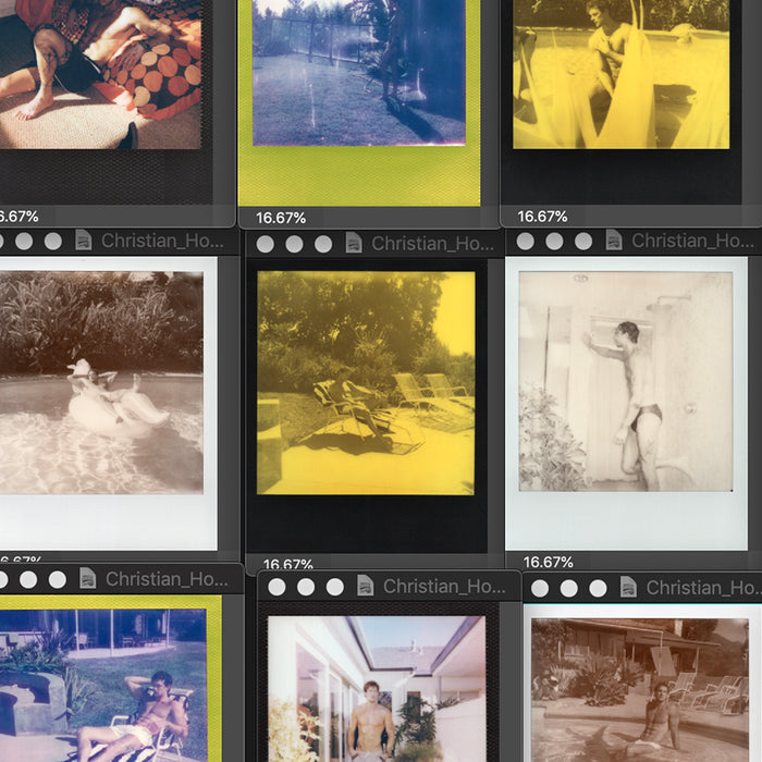 Behind the Scenes Polaroids: Christian Hogue (Part One)