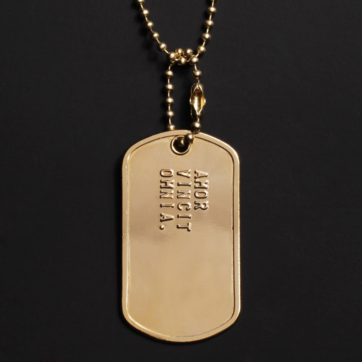 Dog tag necklaces coming back!