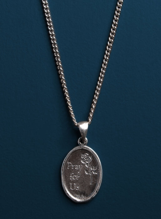 St. Jude Sterling Silver Medal Necklace for Men Necklaces WE ARE ALL SMITH