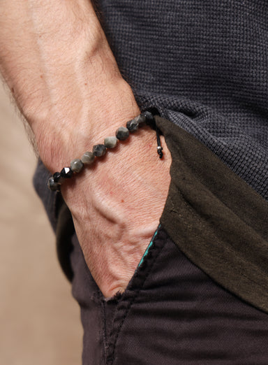 Eagle Eye Gemstone Bead Bracelet for Men Bracelets WE ARE ALL SMITH: Men's Jewelry & Clothing.