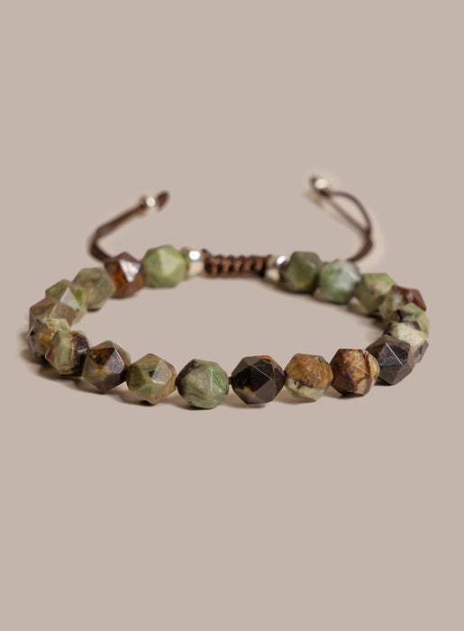 African Turquoise and Sterling Silver Bead Bracelet for Men Bracelets WE ARE ALL SMITH: Men's Jewelry & Clothing.