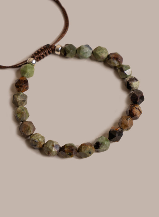 African Turquoise and Sterling Silver Bead Bracelet for Men Bracelets WE ARE ALL SMITH: Men's Jewelry & Clothing.