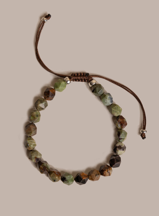 African Turquoise and Sterling Silver Bead Bracelet for Men Bracelets WE ARE ALL SMITH: Men's Jewelry & Clothing.