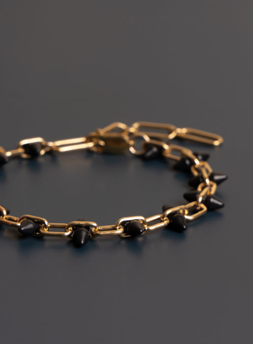 14k Gold Filled and Titanium Adjustable Spike Men's Bracelet Bracelets WE ARE ALL SMITH: Men's Jewelry & Clothing.   