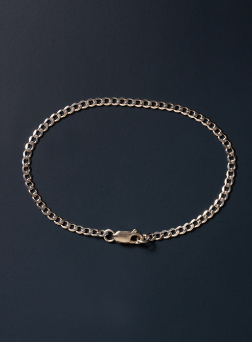 Minimalist 925 Sterling Silver Cuban Links Men's Bracelet Bracelets WE ARE ALL SMITH: Men's Jewelry & Clothing.