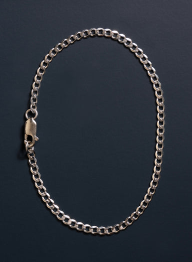 Minimalist 925 Sterling Silver Cuban Links Men's Bracelet Bracelets WE ARE ALL SMITH: Men's Jewelry & Clothing.
