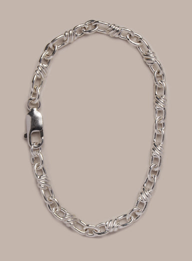 925 Sterling Silver Rope Infinity Knots Chain Bracelet for Men Necklace WE ARE ALL SMITH: Men's Jewelry & Clothing.