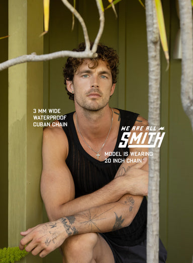 Waterproof Stainless Steel Cross For Men Necklaces WE ARE ALL SMITH: Men's Jewelry & Clothing.