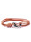 Orange Tactical Cord Bracelet for Men (Silver Clasp - 28S) Bracelets We Are All Smith   