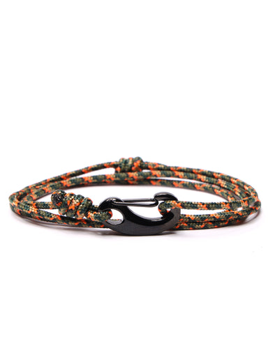 Camo Tactical Cord Bracelet for Men (Black Clasp - 011K) Bracelets We Are All Smith