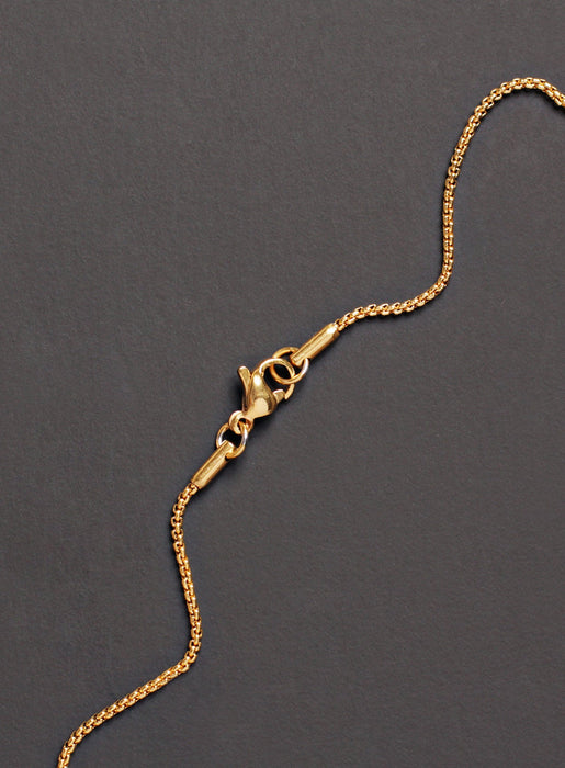 Necklace Set: Gold Rope Chain and Gold Bamboo Cross Necklace Necklaces WE ARE ALL SMITH: Men's Jewelry & Clothing.   