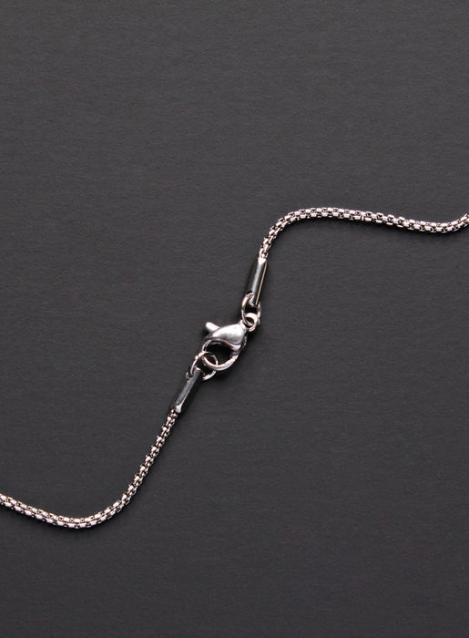 Necklace Set: Silver Rope Chain and Large Silver Cross Necklaces WE ARE ALL SMITH: Men's Jewelry & Clothing.   