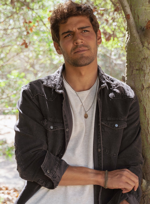 Bronze Oval Buddha Necklace for Men Jewelry We Are All Smith