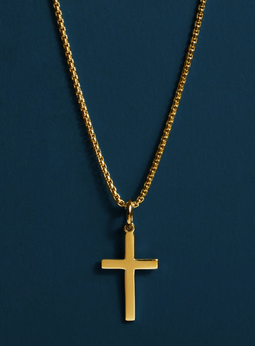14k Gold Filled and Vermeil Gold Cross Necklace for Men Jewelry WE ARE ALL SMITH: Men's Jewelry & Clothing.