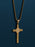 Large St. Benedict Gold Cross Necklace Jewelry WE ARE ALL SMITH: Men's Jewelry & Clothing.   