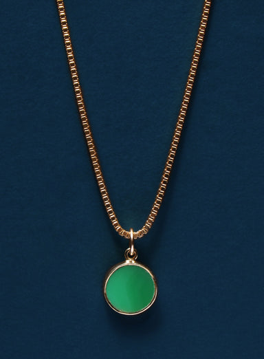 Chrysoprase Gemstone Necklace Necklaces WE ARE ALL SMITH: Men's Jewelry & Clothing.   