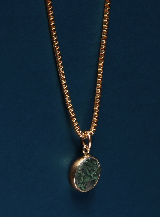 Moss Agate Gemstone Necklace Necklaces WE ARE ALL SMITH: Men's Jewelry & Clothing.