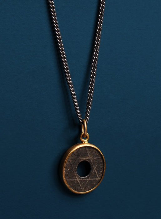 Hexagam Coin Necklace for Men  WE ARE ALL SMITH: Men's Jewelry & Clothing.