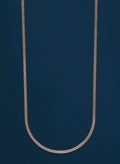 925 Sterling Silver Minimalist 2mm Cuban Chain Necklace for Men Jewelry WE ARE ALL SMITH: Men's Jewelry & Clothing.   