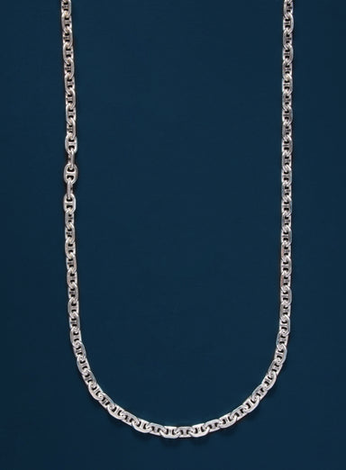 925 Sterling Silver Mini Anchor Chain Necklace for Men Jewelry WE ARE ALL SMITH: Men's Jewelry & Clothing.
