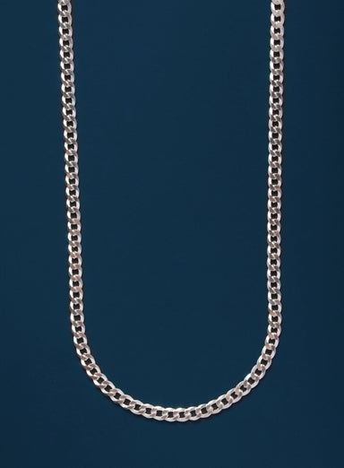 925 Sterling Silver 3.5mm Cuban Chain Necklace for Men Jewelry WE ARE ALL SMITH: Men's Jewelry & Clothing.