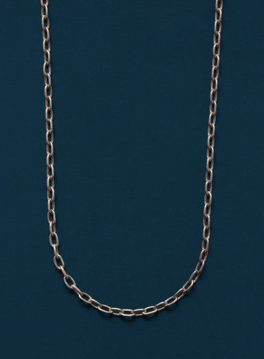 Oxidized Sterling Silver Cable Chain Necklace for Men  WE ARE ALL SMITH: Men's Jewelry & Clothing.   
