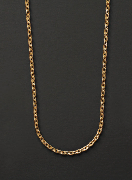 Gold Cable Chain Necklace for Men Jewelry We Are All Smith