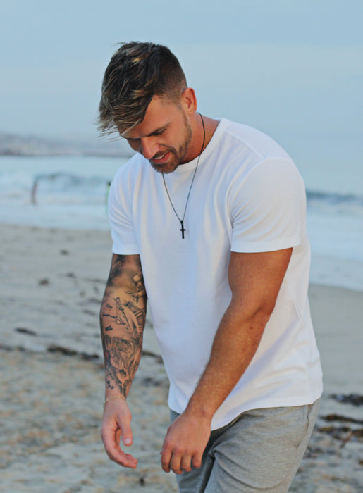 LARGE BLACK CROSS NECKLACE FOR MEN Jewelry We Are All Smith