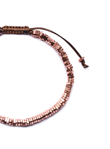 Copper Triangles Beaded Men's Bracelet Bracelets We Are All Smith   
