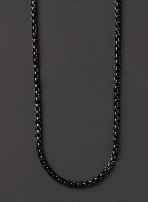 Black Stainless Steel Chain Necklace for Men Jewelry We Are All Smith