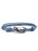 "Land Sail Sea" Blue + Silver Cord Bracelet (09S) Bracelets We Are All Smith   
