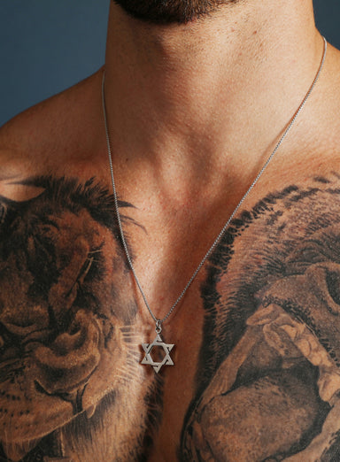 Stainless Steel Star of David Necklace for Men Necklaces WE ARE ALL SMITH