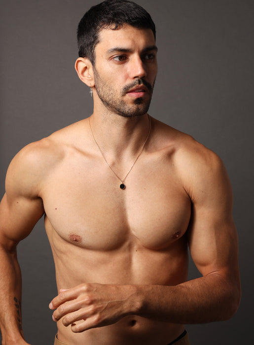 Obsidian Gemstone Necklace Necklaces WE ARE ALL SMITH: Men's Jewelry & Clothing.