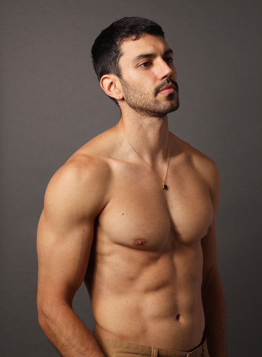 Obsidian Gemstone Necklace Necklaces WE ARE ALL SMITH: Men's Jewelry & Clothing.