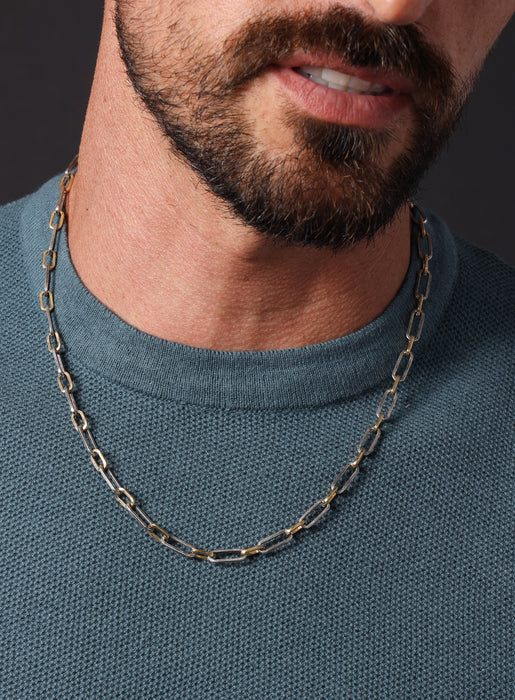 1 to 1 - 14K Gold Filled and 925 Sterling Silver Clip Cable Chain Jewelry WE ARE ALL SMITH: Men's Jewelry & Clothing.