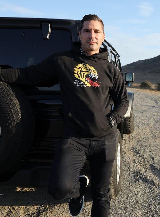 We Are All Smith Tiger Black Unisex Hoodie  WE ARE ALL SMITH: Men's Jewelry & Clothing.   
