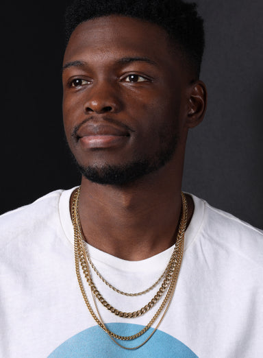 Rope, Curb, Cuban and Round Box Chain | Mix and Match Combo | Make your own Set Necklace Sets WE ARE ALL SMITH: Men's Jewelry & Clothing.