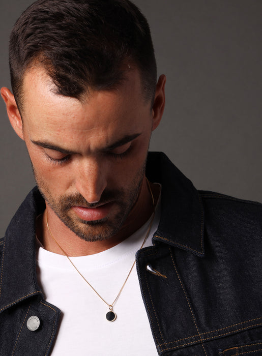 Obsidian Gemstone Necklace Necklaces WE ARE ALL SMITH: Men's Jewelry & Clothing.