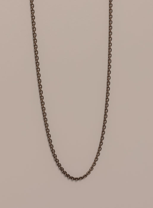 "Chocolate" Vermeil Gold Cable Chain Necklace for Men Jewelry WE ARE ALL SMITH: Men's Jewelry & Clothing.