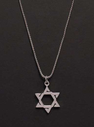 Waterproof Men's Necklace Star of David Necklaces WE ARE ALL SMITH: Men's Jewelry & Clothing.   