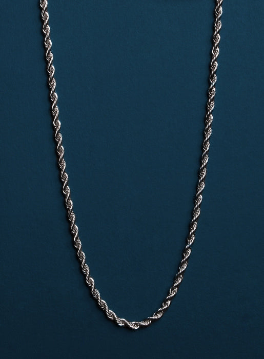 Waterproof Men's Rope Chain 3mm Jewelry WE ARE ALL SMITH: Men's Jewelry & Clothing.