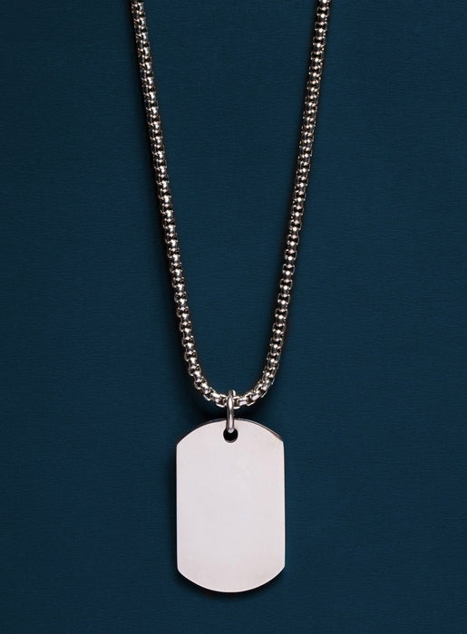 Waterproof Dog Tag Necklace for Men Necklaces WE ARE ALL SMITH: Men's Jewelry & Clothing.