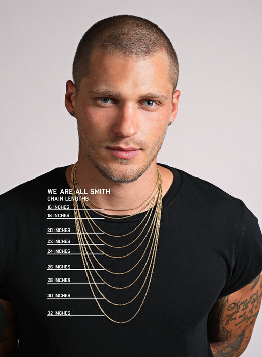 Gold chain necklace for men Necklaces WE ARE ALL SMITH: Men's Jewelry & Clothing.   