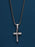 316L Stainless Steel Medium Bamboo Cross Necklace Necklaces WE ARE ALL SMITH: Men's Jewelry & Clothing.   