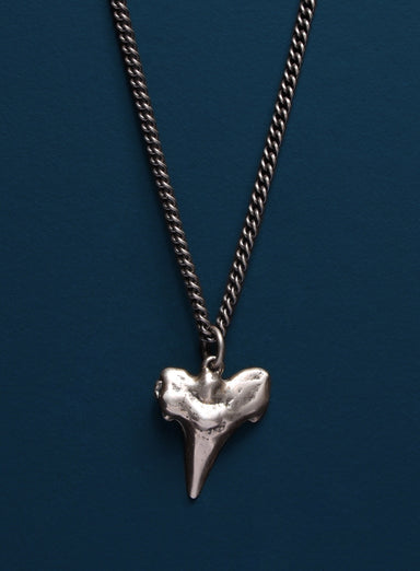 Sterling Silver Shark Tooth Necklace Necklaces WE ARE ALL SMITH: Men's Jewelry & Clothing.   