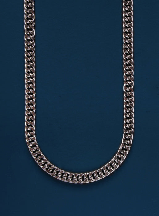 Waterproof Men's Cuban link style 316L Stainless Steel Necklaces WE ARE ALL SMITH: Men's Jewelry & Clothing.   