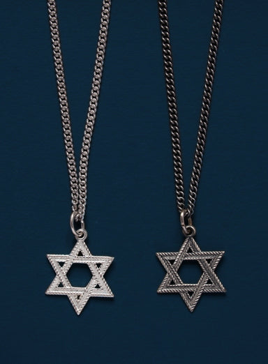 Star of David Sterling Silver Pendant Necklace Jewelry WE ARE ALL SMITH