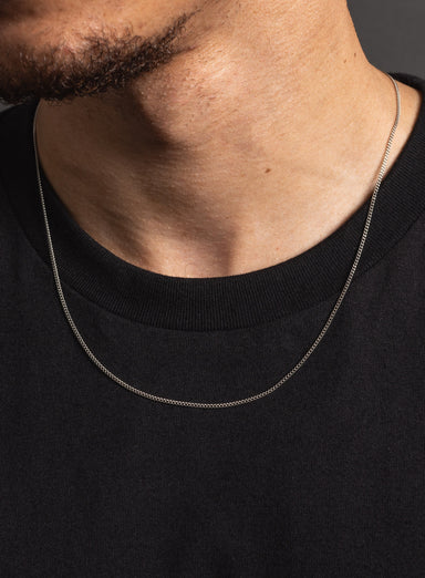 Waterproof 1.5 Cuban 316L Silver Stainless Steel Chain for Men Jewelry WE ARE ALL SMITH