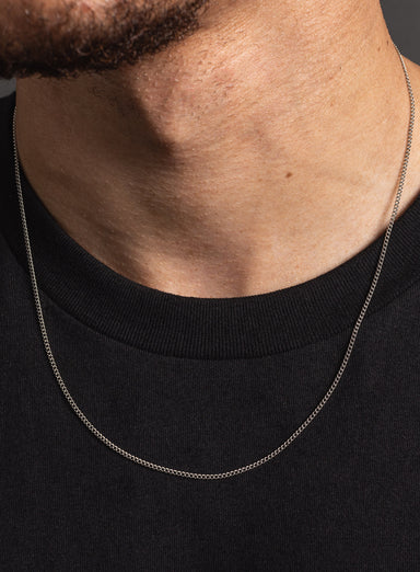 WaterproofStainless Steel Thin 1.5 Curb Chain for Men Jewelry WE ARE ALL SMITH
