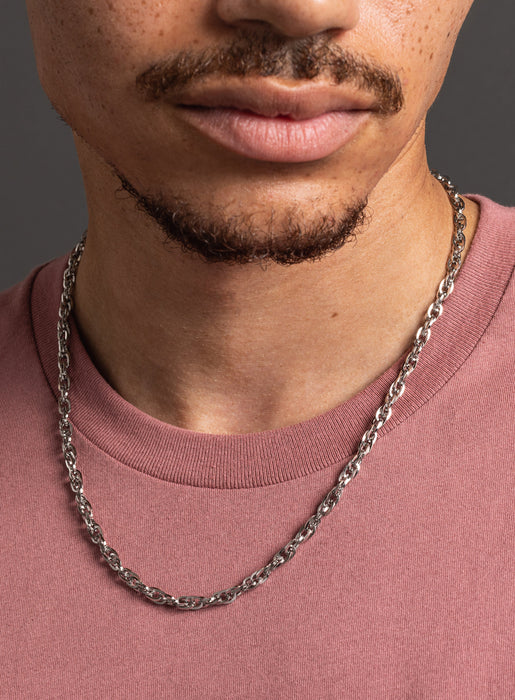 Waterproof Stainless Steel 5mm Thick Rope Chain Jewelry WE ARE ALL SMITH